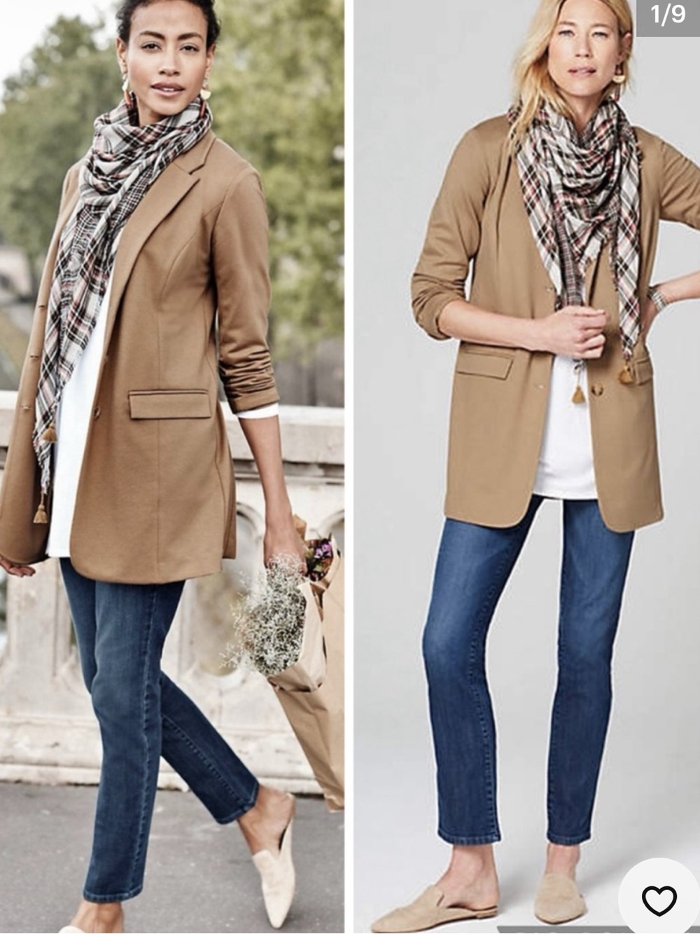 J Jill Ponte Camel Tan Blazer Jacket Unstructured Stretchy Fabric Sz 4X